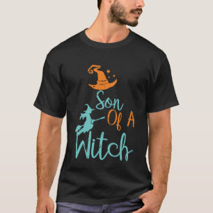 Son of a Witch Halloween Trick Or Treat Boys Wizar T-Shirt
