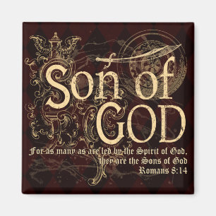 Son of God, Romans 8:14 Christian Magnet