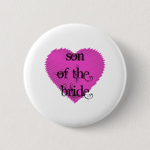 Son of the Bride 2 Inch Round Button