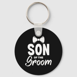 Son Of The Groom Wedding Party Family Costume  Keychain
