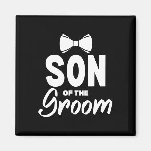 Son Of The Groom Wedding Party Family Costume Magnet