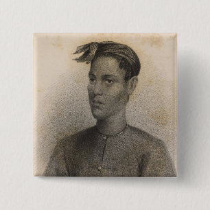Son of the Sultan, Sooloo, Philippines 2 Inch Square Button