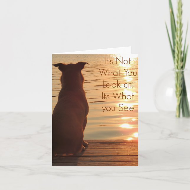 Son pas ce qui vous regardez le carte pour notes (Devant)