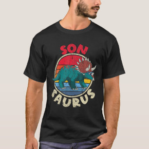 Son Saurus I Triceratops Horridus I Family Matchin T-Shirt