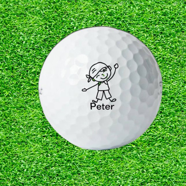 Son stick people Amazing Golf Gifts for Dad! Golf Balls (Tee Off with Dad's Dream Gifts!)