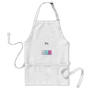 Son tablier de nom de table périodique