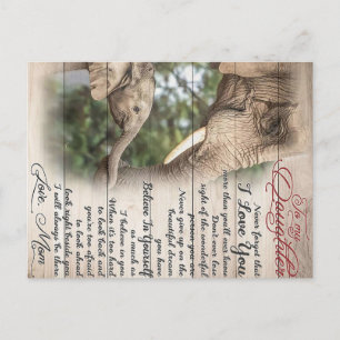 Son To My Mom Present Cute Gift for Family Postcard