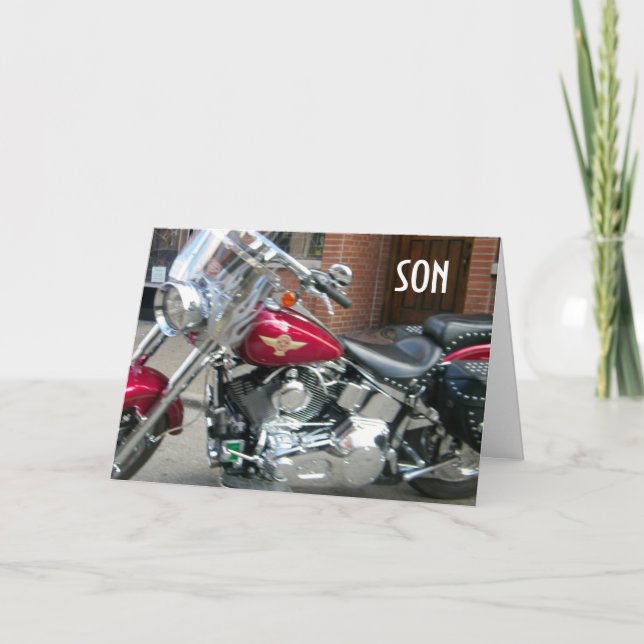 **SON** WHAT A RIDE-FATHER'S DAY CARD (Front)
