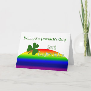 Son & Wife   Happy St. Patrick's Day Card