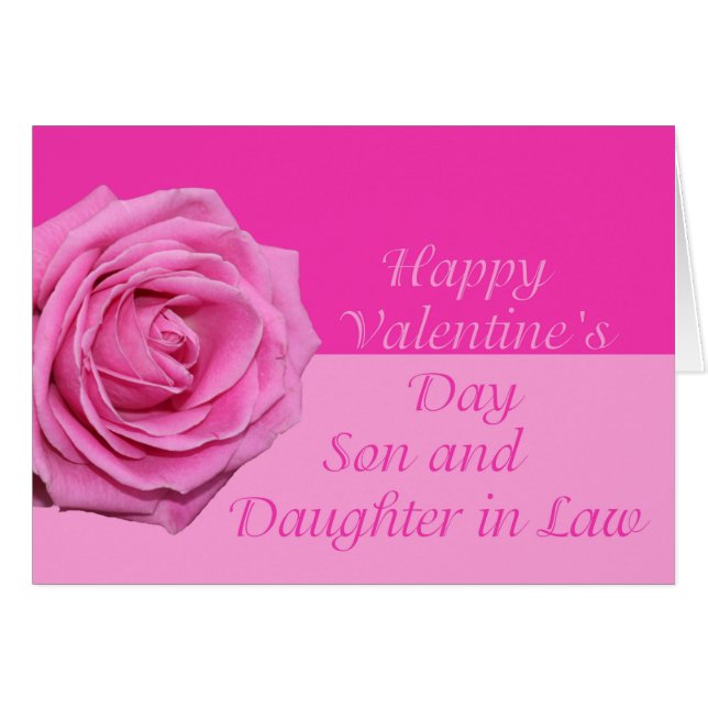 Son & Wife  Happy Valentine's Day Roses (Front Horizontal)