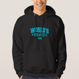 Son World's Greatest Blue Hoodie