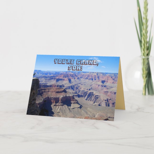 Son, You're Grand ! Carte du Grand Canyon (Devant)