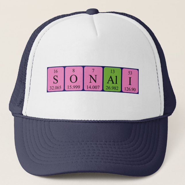 Sonali periodic table name hat (Front)