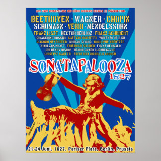 Sonatapalooza 1827 Poster de concert