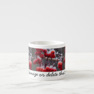 SONB Snow on Berries; Customizable Espresso Cup
