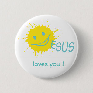 Sonburst Jesus Button Collection
