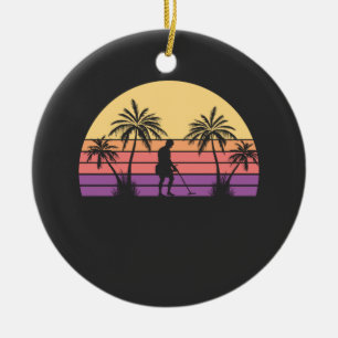 Sondeln Metal Detectorist Ceramic Ornament