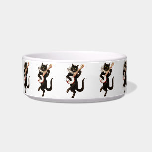 song and dance cat food bowl 