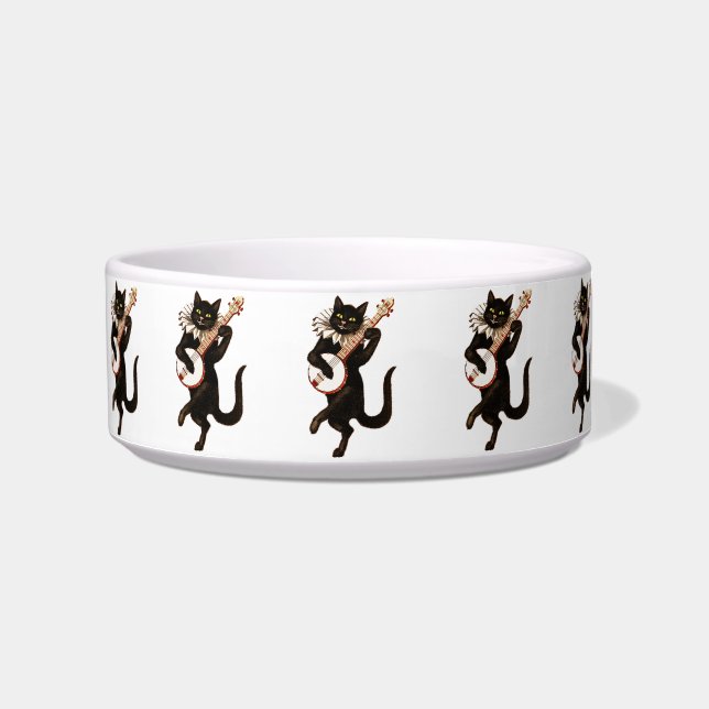 song and dance cat food bowl  (Front)