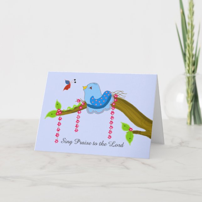 Song Bird Encouragement Card (Front)