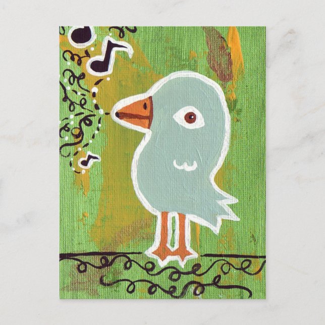 Song Bird Postcard (Front)