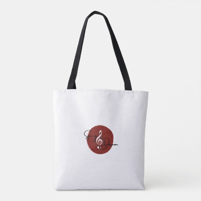 Song_Drum Aether Shoulder Tote Bag (Back)