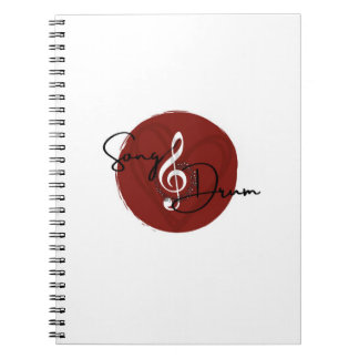 Song_Drum Aether Spiral Notebook