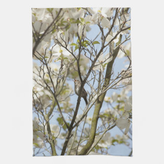 Song in The Dogwood Kitchen Towel