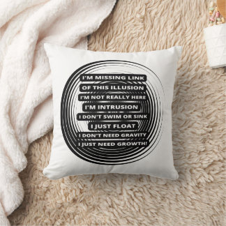 Song Lyrics Jericho Throw Pillow