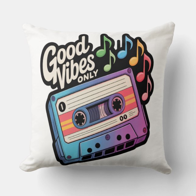 Song Music  Throw Pillow (Front)