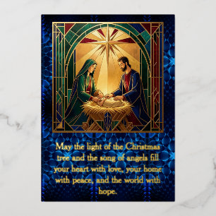 Song of Angels Christmas Foil Card