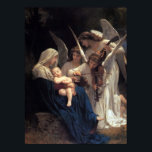 Song of Angels Poster by the Master Bougeureau<br><div class="desc">My most favorite of all the Masters.. William Adolph Bouguereau.  This is one of his many Madonnas.  I think it is the most printed in various medium.</div>