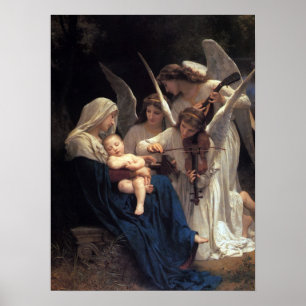Song of Angels Poster by the Master Bougeureau