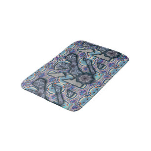 Song of Living Metal No 2 by Linandara Bath Mat