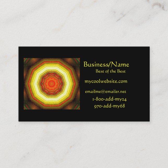 Song Of Love Business Card (Front)