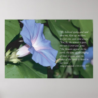 Song of Solomon 2 10-12 Scripture Print