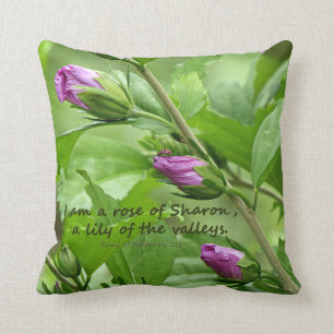 Song of Solomon 2:1 Throw Pillow