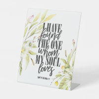 Song of Solomon 3:4 Bible Wildflowers Wedding