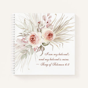 Song of Solomon 6:3 I am my Beloved’s Floral  Notebook