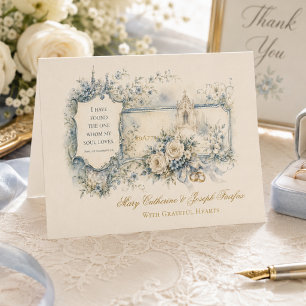 Song of Solomon Catholic Christian Wedding  Card
