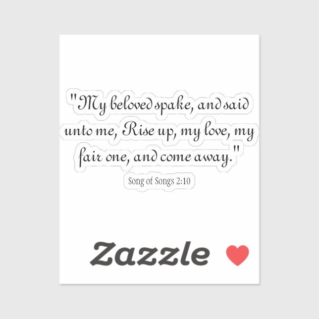 Song of Songs 2:10 (Sheet)