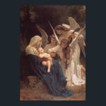 Song of the Angel Poster<br><div class="desc">Three angels sing for a mother with her baby. A wounderful Vintage Illustration</div>