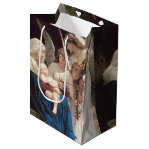Song of the Angels (1881) by Bouguereau Medium Gift Bag
