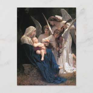 Song of the Angels (1881) by Bouguereau Postcard