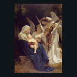 ‘Song of the Angels’ by Bouguereau Poster<br><div class="desc">‘Song of the Angels’ painted by William-Adolphe Bouguereau, 1881. Bouguereau, 1825 – 1905, was a French academic painter. He was a staunch traditionalist whose realistic genre paintings and mythological themes were modern interpretations of Classical subjects with a heavy emphasis on the female human body. Although he created an idealized world,...</div>