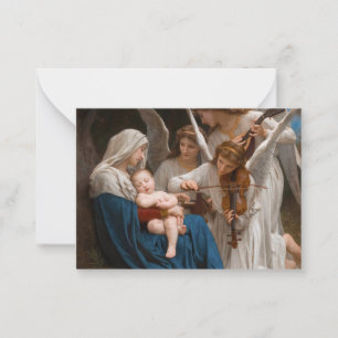 Song of the Angels by William-Adolphe Bouguereau Card