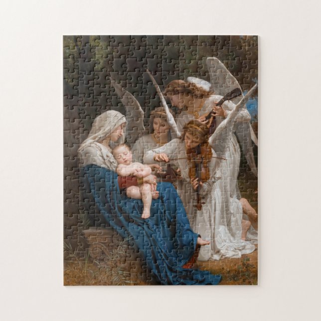 Song of the Angels by William-Adolphe Bouguereau Jigsaw Puzzle (Vertical)