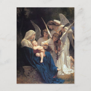 Song of the Angels by William Adolphe Bouguereau Postcard