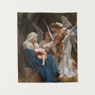 Song of the Angels by William-Adolphe Bouguereau Tapestry
