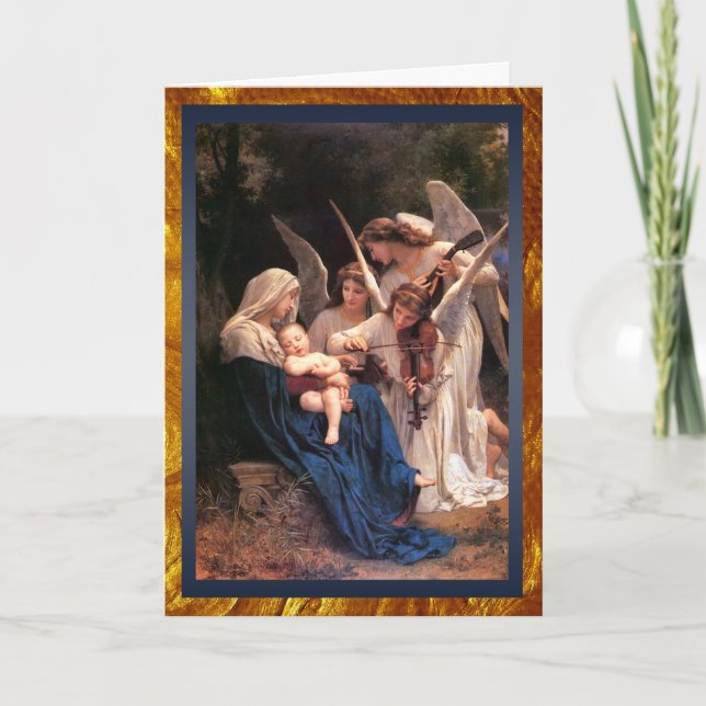 Song of the Angels Christmas Holiday Card (Front)